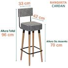 Kit 04 Banquetas Alta Barcell Corano Sone