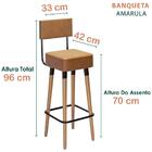 Kit 04 Banquetas Alta Barcell Corano Sone