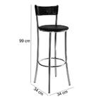 Kit 04 Banquetas Alta Bq13c Com Junco Hks Milani Store