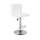 Kit 04 Banquetas Alta Estofada Para Cozinha Vox F03 Branco -