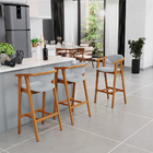 Kit 04 Banquetas Alta Para Cozinha Bancada Bar Sala De Jantar