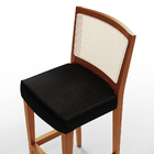 Kit 04 Banquetas Alta Para Cozinha Encosto Tela Branco Zion L