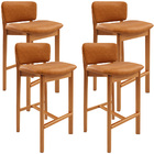 Kit 04 Banquetas Alta Para Cozinha Sala De Jantar Bar Dara L0
