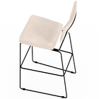 Kit 04 Banquetas Alta Para Cozinha Sala De Jantar Base Em Aço