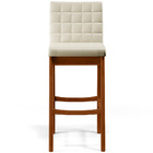 Kit 04 Banquetas Alta Para Cozinha Sala De Jantar Fixa Mila L