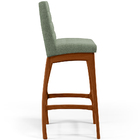 Kit 04 Banquetas Alta Para Cozinha Sala De Jantar Fixa Mila L