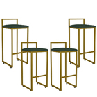 Kit 04 Banquetas Alta Para Cozinha Sala De Jantar Hanna L02 D