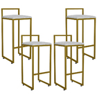 Kit 04 Banquetas Alta Para Cozinha Sala De Jantar Hanna L02 D
