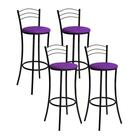 Kit 04 Banquetas Alta Stell Bq10 Hks Milani Store