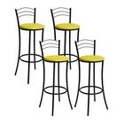 Kit 04 Banquetas Alta Stell Bq10 Hks Milani Store