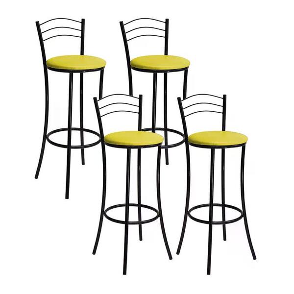 Kit 04 Banquetas Alta Stell Bq10 Hks Milani Store