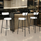 Kit 04 Banquetas Altas Bar Cozinha Sala De Jantar Estrutura E