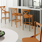 Kit 04 Banquetas Altas Cozinha Bancada Bar Sala De Jantar Ávi