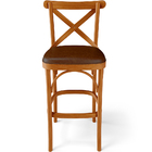 Kit 04 Banquetas Altas Cozinha Bancada Bar Sala Jantar Estofa