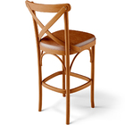 Kit 04 Banquetas Altas Cozinha Bancada Bar Sala Jantar Estofa