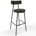 Kit 04 Banquetas Altas Cozinha Sala De Jantar Estrutura Em Aç