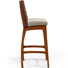 Kit 04 Banquetas Altas Cozinha Sala De Jantar Fixa Mila L02 C