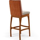 Kit 04 Banquetas Altas Cozinha Sala De Jantar Fixa Mila L02 C