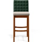 Kit 04 Banquetas Altas Cozinha Sala De Jantar Fixa Mila L02 F