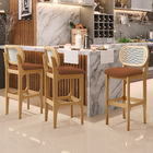 Kit 04 Banquetas Altas Para Cozinha Bancada Sala Tela Betta F