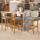 Kit 04 Banquetas Altas Para Cozinha Bancada Sala Tela Betta F