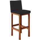 Kit 04 Banquetas Altas Para Cozinha Sala De Jantar Fixa Alya