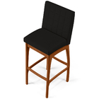 Kit 04 Banquetas Altas Para Cozinha Sala De Jantar Fixa Mila