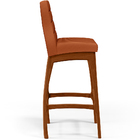 Kit 04 Banquetas Altas Para Cozinha Sala De Jantar Fixa Mila