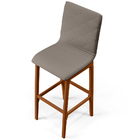 Kit 04 Banquetas Altas Para Cozinha Sala De Jantar Fixa Zoe L