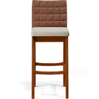 Kit 04 Banquetas Altas Sala De Jantar Fixa Mila L02 Couríssim