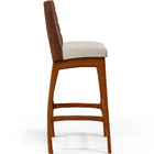 Kit 04 Banquetas Altas Sala De Jantar Fixa Mila L02 Couríssim