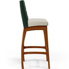 Kit 04 Banquetas Altas Sala De Jantar Fixa Mila L02 Facto Ver