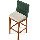 Kit 04 Banquetas Altas Sala De Jantar Fixa Mila L02 Facto Ver