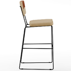 Kit 04 Banquetas Altas Sala Jantar Allana L02 Faixa Couríssim