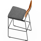 Kit 04 Banquetas Altas Sala Jantar Fixa Allana L02 Couríssimo