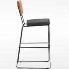 Kit 04 Banquetas Altas Sala Jantar Fixa Allana L02 Couríssimo