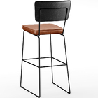 Kit 04 Banquetas Altas Sala Jantar Fixa Allana L02 Couríssimo