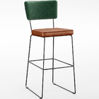 Kit 04 Banquetas Altas Sala Jantar Fixa Allana L02 Facto Verd