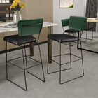 Kit 04 Banquetas Altas Sala Jantar Fixa Allana L02 Facto Verd