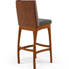 Kit 04 Banquetas Altas Sala Jantar Fixa Mila L02 Couríssimo M