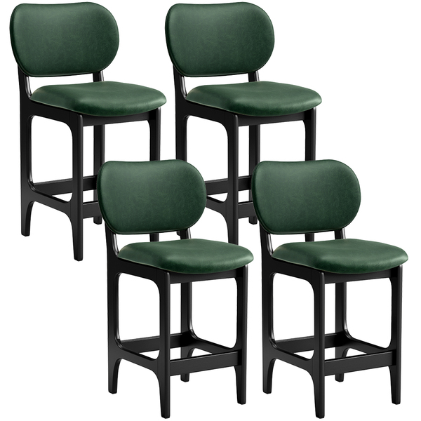 Kit 04 Banquetas Baixa Bar Cozinha E Sala De Jantar Fixa Bett