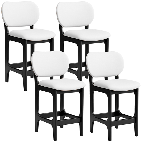 Kit 04 Banquetas Baixa Bar Cozinha E Sala De Jantar Fixa Bett