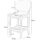 Kit 04 Banquetas Baixa Bar Cozinha E Sala De Jantar Fixa Bett