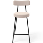 Kit 04 Banquetas Baixa Bar Cozinha Sala De Jantar Estrutura E