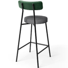 Kit 04 Banquetas Baixa Cozinha E Sala Jantar Bancada Milão L0