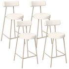 Kit 04 Banquetas Baixa Cozinha Sala Jantar Bancada Milão Aren