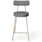 Kit 04 Banquetas Baixa Cozinha Sala Jantar Bancada Milão Aren