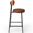 Kit 04 Banquetas Baixa Cozinha Sala Jantar Bancada Milão L02