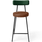 Kit 04 Banquetas Baixa Cozinha Sala Jantar Bancada Milão L02