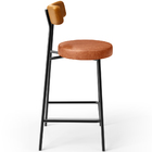 Kit 04 Banquetas Baixa Cozinha Sala Jantar Bancada Milão L02